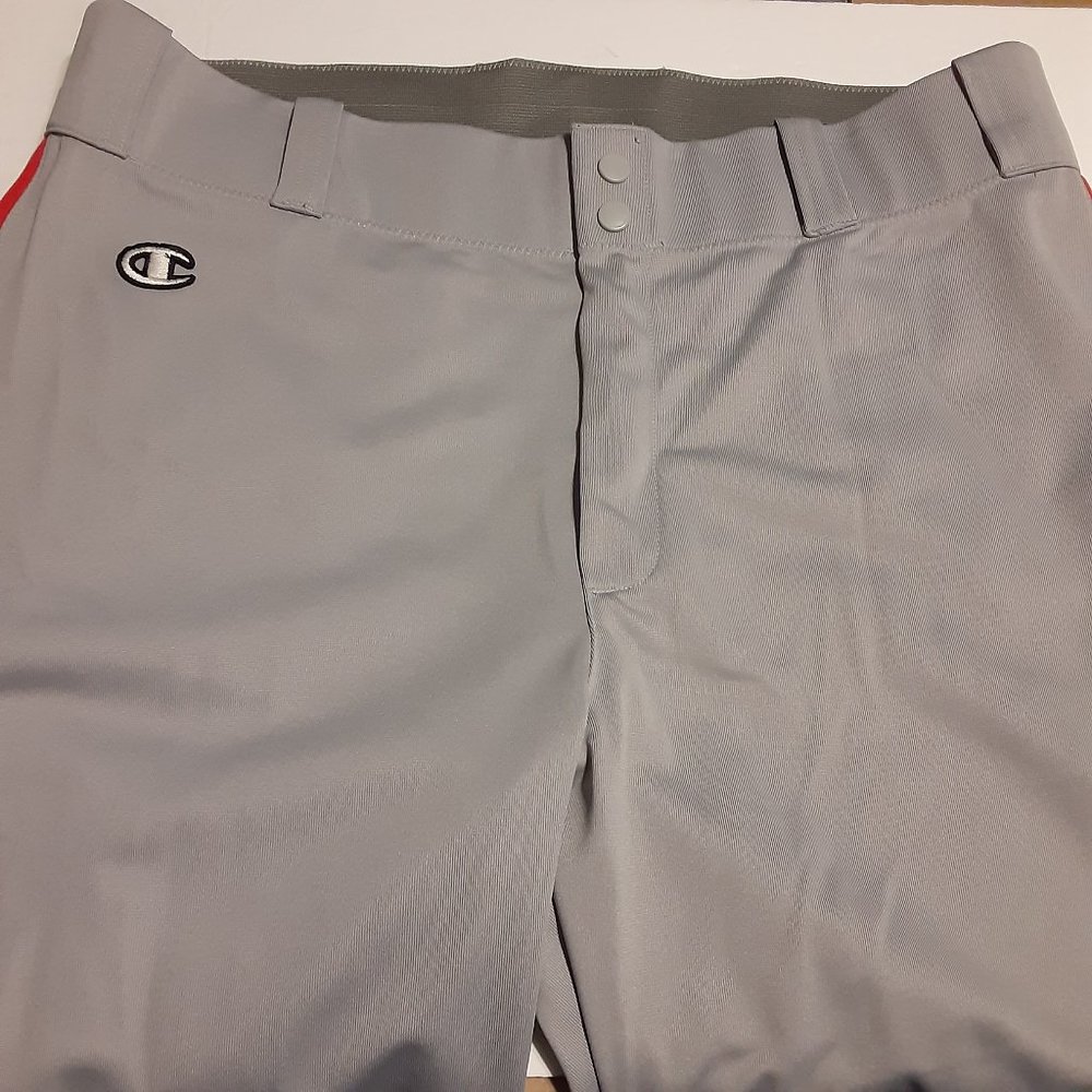 Champion Double Dry Grey Baseball/Softball Pants 13NC0372 Size XL